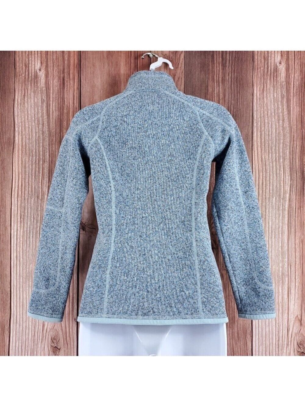 *READ* Patagonia Womens Size XXS Better Sweater 1/4 Zip Pullover Blue 25617 - Picture 4 of 15